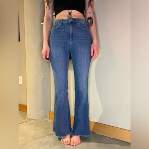 Garage High Waisted Flair Jeans